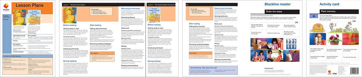 Program Components - Flying Start to Literacy
